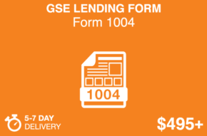 GSE LENDING FORM Form 1004