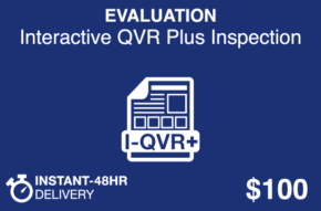 EVALUATION interactive QVR Plus Inspection